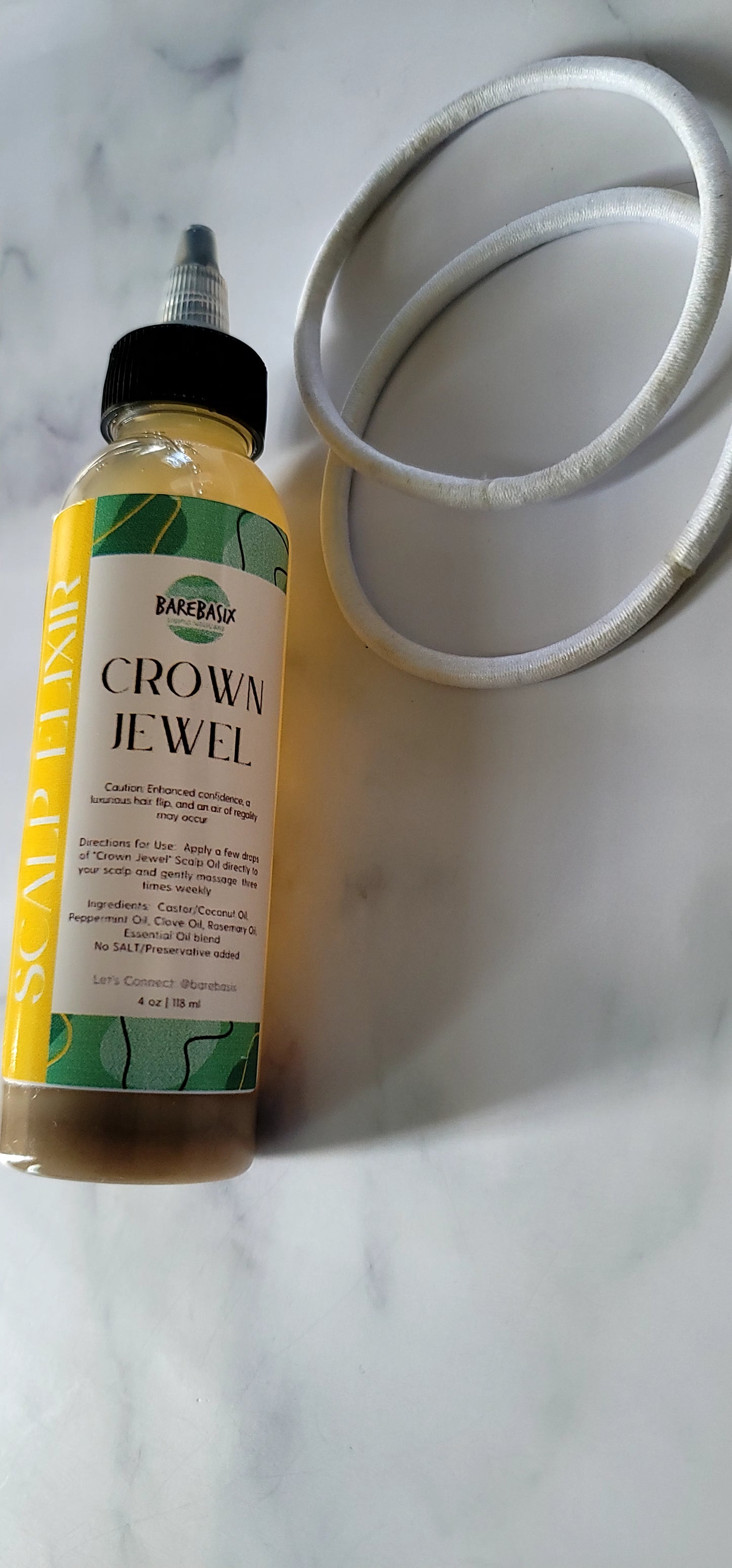 Crown Jewel- Rosemary & Peppermint Hair Oil