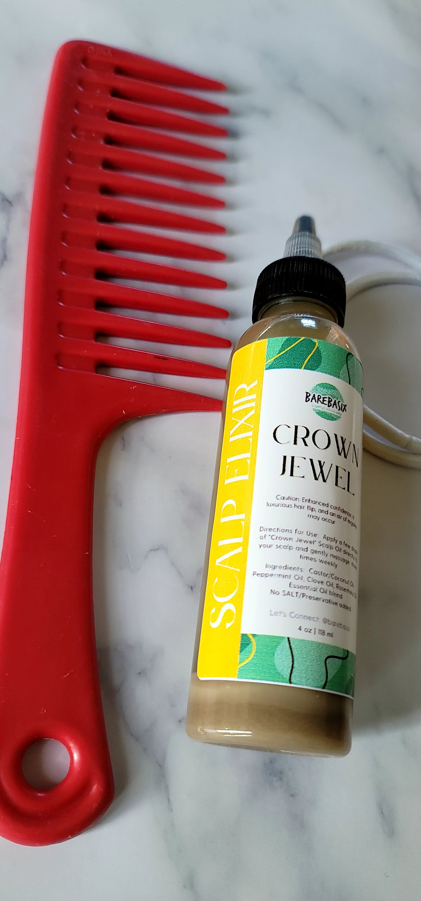 Crown Jewel- Rosemary & Peppermint Hair Oil