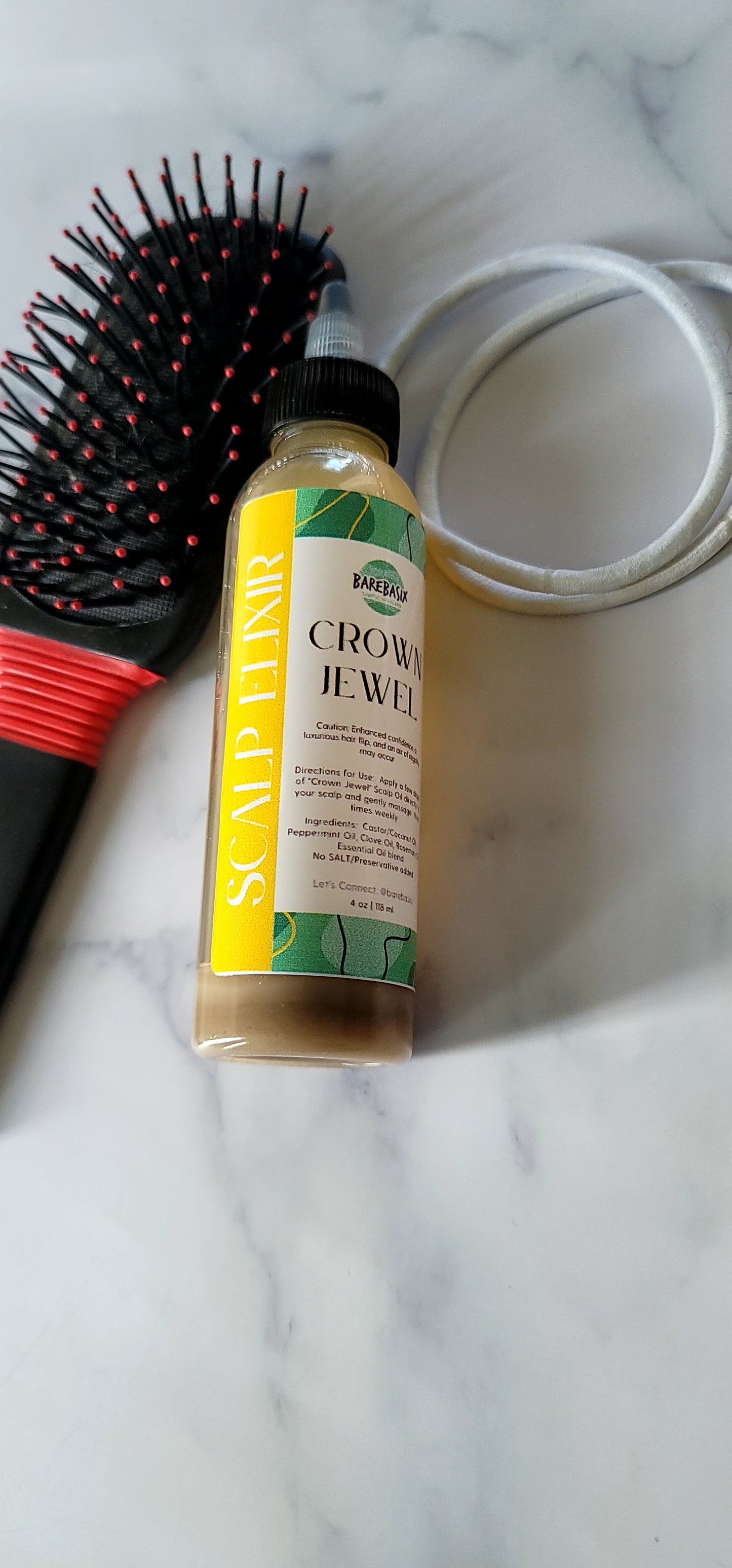 Crown Jewel- Rosemary & Peppermint Hair Oil