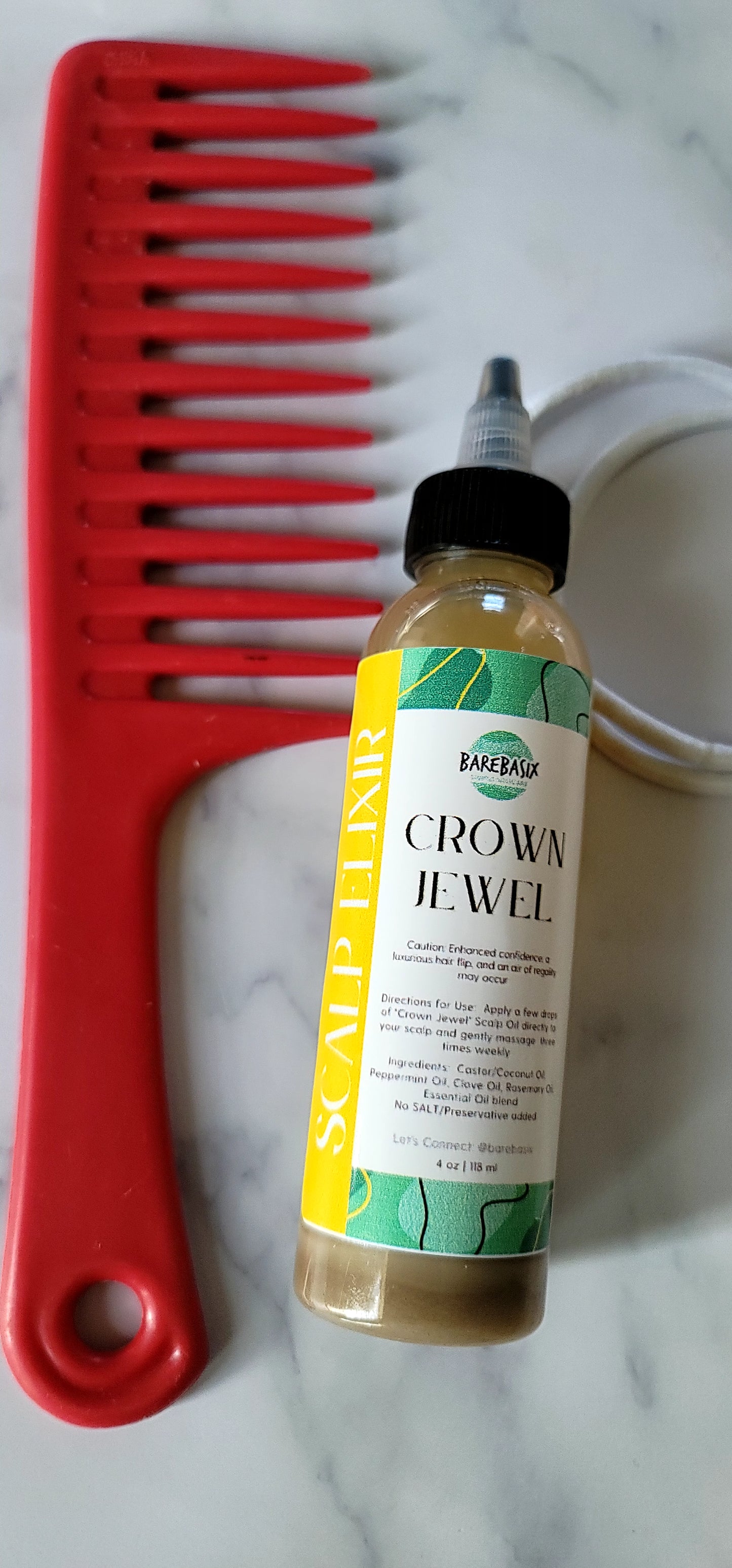 Crown Jewel- Rosemary & Peppermint Hair Oil